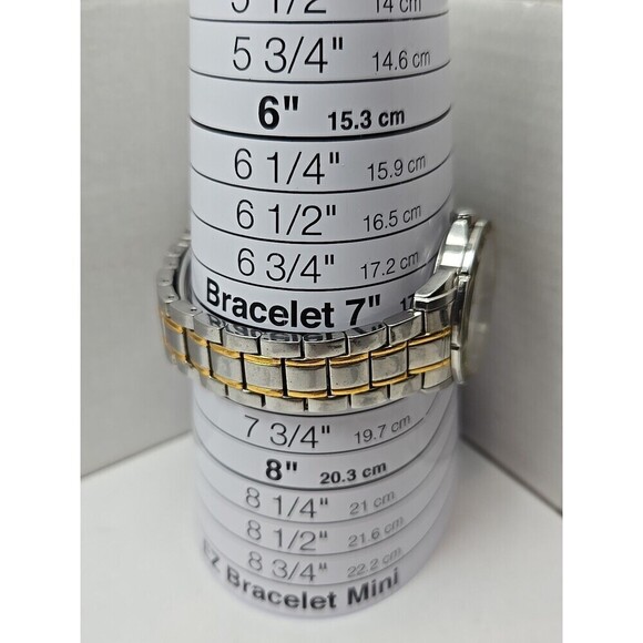 Bulova 98L166 Womens Two Tone Stainless Steel Quartz Dress Watch New Battery